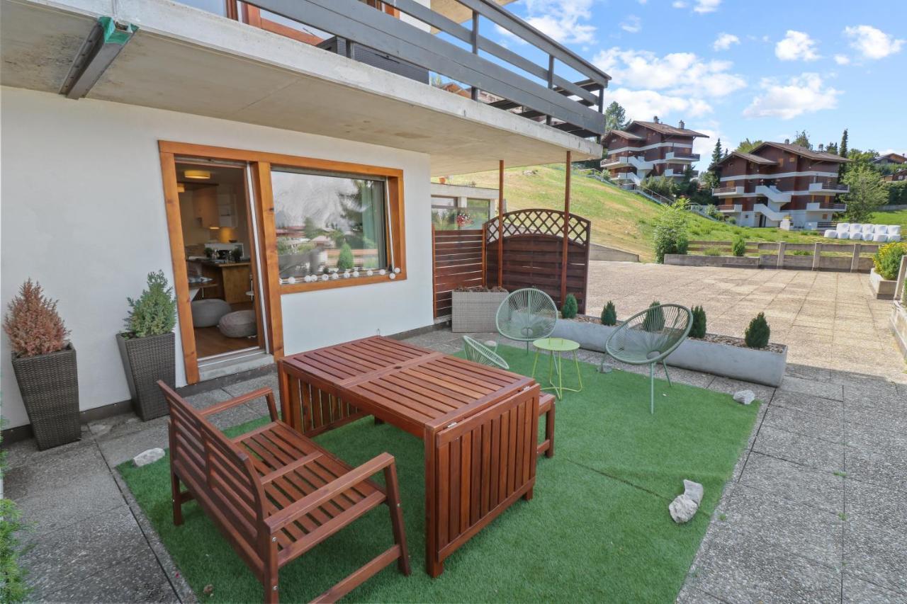 Superbe Appartement Avec Piscine Nendaz Eksteriør billede